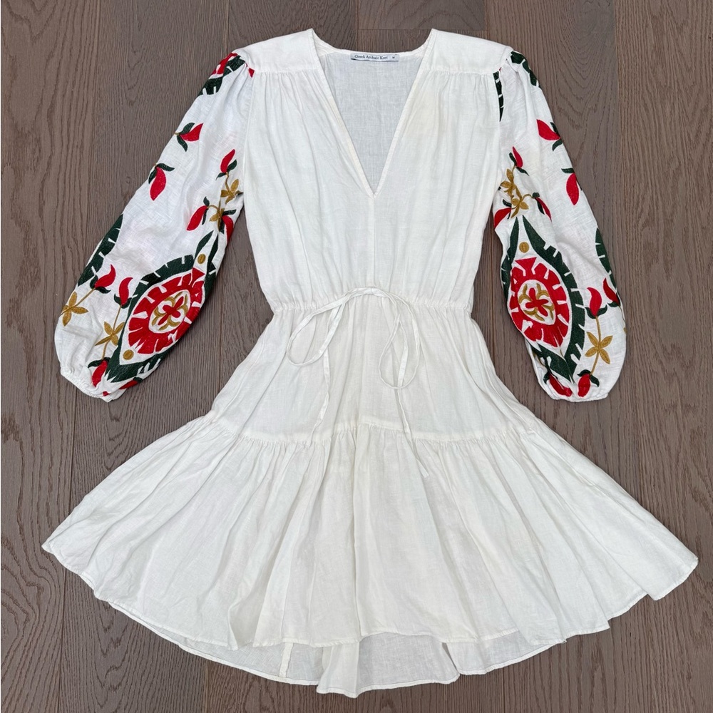 Greek Archaic Kori Linen Dress
